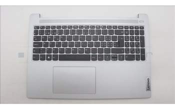 Lenovo 5CB1L66568 C-Abdeckung mit Tastatur, Schweiz, Wolkengrau, Ohne_Hintergrundbeleuchtung, Ohne_Fingerabdruckscanner