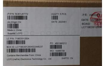 Lenovo 5CB1L67772 C-Cover with keyboard, US English Euro, US