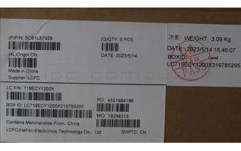 Lenovo 5CB1L67929 Tastatur inkl. Topcase deutsch L83A0 TEX