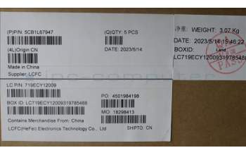 Lenovo 5CB1L67947 Tastatur inkl. Topcase ASM_UK L83A0 TEX