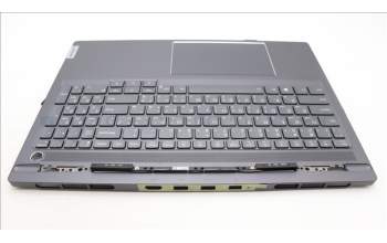 Lenovo 5CB1L68932 C-Abdeckung mit Tastatur, Arabisch, sturmgrau, Hintergrundbeleuchtung, Fingerabdruck, US