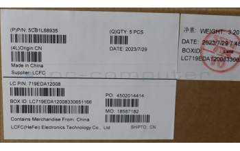 Lenovo 5CB1L68935 Tastatur inkl. Topcase ASM_BUL L21J8 FPSG BL