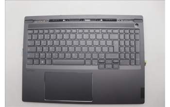 Lenovo 5CB1L68940 C-Abdeckung mit Tastatur, Französisch/Arabisch, sturmgrau, Hintergrundbeleuchtung, Fingerabdruckleser