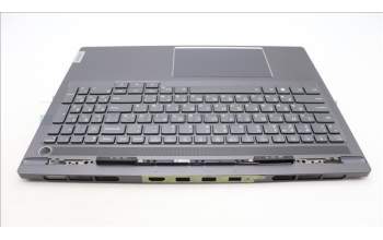 Lenovo 5CB1L68954 C-Abdeckung mit Tastatur, Russisch, sturmgrau, Hintergrundbeleuchtung, Fingerabdruck