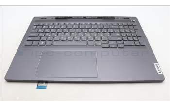 Lenovo 5CB1L68962 C-Cover with keyboard,Ukraine,Storm Grey,Backlight,Fingerprint