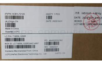 Lenovo 5CB1L72120 Externe Tastatur, Tschechisch/Slowakisch