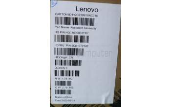 Lenovo 5CB1L72142 Tastatur inkl. Topcase ASM_HUN H 83AM ARGY