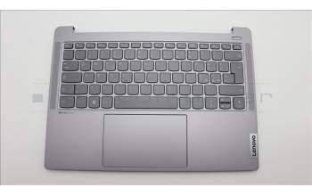 Lenovo 5CB1L72144 C-Abdeckung mit Tastatur, Italienisch, arktisgrau