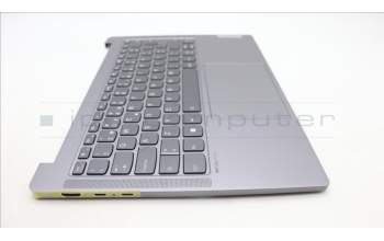 Lenovo 5CB1L72149 C-Abdeckung mit Tastatur, Portugiesisch, arktisgrau