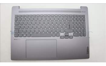 Lenovo 5CB1L79651 C-Abdeckung mit Tastatur, Belgisch, arktisgrau, GB