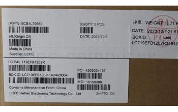 Lenovo 5CB1L79660 C-Abdeckung mit Tastatur, Deutsch, arktisgrau