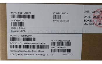 Lenovo 5CB1L79676 Tastatur inkl. Topcase ASM_TC L83AR AG D