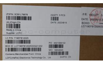 Lenovo 5CB1L79678 Tastatur inkl. Topcase ASM_TUR L83AR AG D