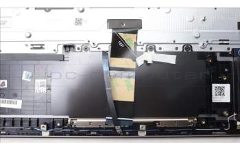 Lenovo 5CB1L79683 C-Cover with keyboard, Belgian, Arctic Grey, UK