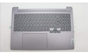Lenovo 5CB1L79688 C-Abdeckung mit Tastatur, Englisch (US, Euro), arktisgrau