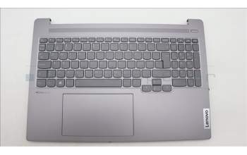 Lenovo 5CB1L79702 C-Abdeckung mit Tastatur, Skandinavien, Arktisgrau