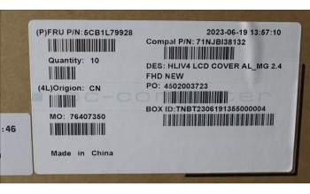 Lenovo 5CB1L79928 COVER LCD Cover C 21JE MG2.4(5CB1L79928)