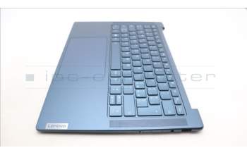 Lenovo 5CB1L80214 C-Abdeckung mit Tastatur, Italienisch, Aquamarinblau