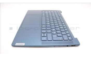 Lenovo 5CB1L80221 C-Abdeckung mit Tastatur, Skandinavien, Aquamarinblau