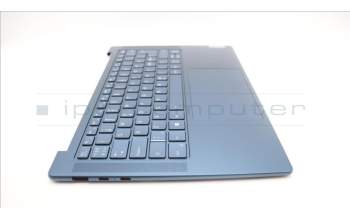 Lenovo 5CB1L80221 C-Abdeckung mit Tastatur, Skandinavien, Aquamarinblau
