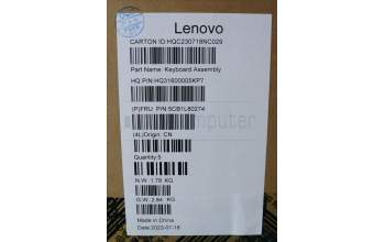 Lenovo 5CB1L80274 Tastatur inkl. Topcase ASM_CZE/SLKH82Y8STGY PS
