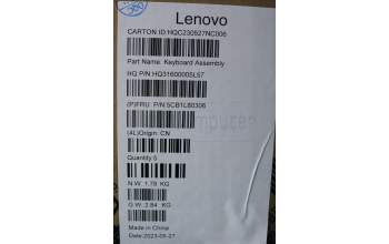 Lenovo 5CB1L80306 Tastatur inkl. Topcase ASM_NORDICH82Y8STGY PS