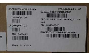 Lenovo 5CB1L83606 Lower Case C 82XD AL AB H45