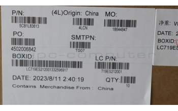 Lenovo 5CB1L83613 Cover L 82Y5 HINGE_CAP