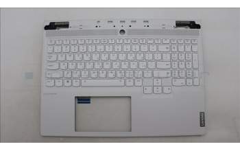 Lenovo 5CB1L83642 C-Cover with keyboard, Hebrew, White, RGB Backlight, US