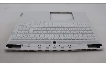 Lenovo 5CB1L83647 C-Cover with keyboard, Spanish, White, RGB Backlight, UK