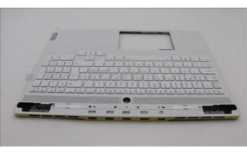 Lenovo 5CB1L83652 C-Cover with keyboard, Nordic, White, RGB Backlight, UK