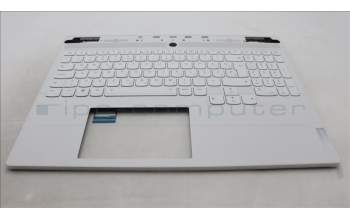 Lenovo 5CB1L83659 C-Cover with keyboard, Slovenian, White, RGB Backlight, UK