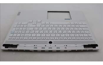 Lenovo 5CB1L83665 C-Cover with keyboard, Ukraine, White, RGB Backlight, US
