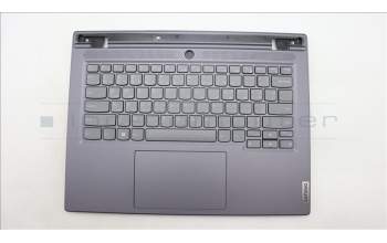 Lenovo 5CB1L83667 C-Cover with keyboard, Arabic, Slate Grey, Backlight, Fingerprint, US