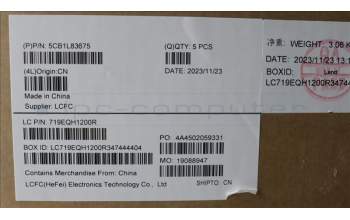 Lenovo 5CB1L83675 Tastatur inkl. Topcase ASM_FRA/ENG L82Y5FPSGBL