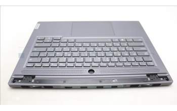 Lenovo 5CB1L83680 C-Abdeckung mit Tastatur, Hebräisch, Schiefergrau, Hintergrundbeleuchtung, Fingerabdruck