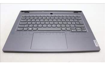 Lenovo 5CB1L83684 C-Cover with keyboard, Italian, Slate Grey, Backlight, Fingerprint, UK