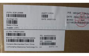 Lenovo 5CB1L83688 Tastatur inkl. Topcase ASM_POR L82Y5 FP SG BL