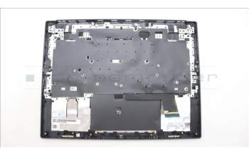 Lenovo 5CB1L83693 C-Cover with keyboard, Switzerland, Slate Grey, Backlight, Fingerprint, UK