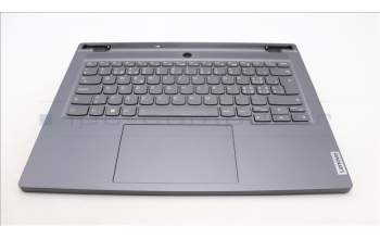 Lenovo 5CB1L83693 C-Cover with keyboard, Switzerland, Slate Grey, Backlight, Fingerprint, UK
