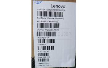 Lenovo 5CB1L88135 Tastatur inkl. Topcase ASM_LA SPA_H83E0NFPSTGY