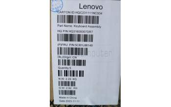 Lenovo 5CB1L88149 Tastatur inkl. Topcase ASM_BEL_H 83E0_FP_MIGY