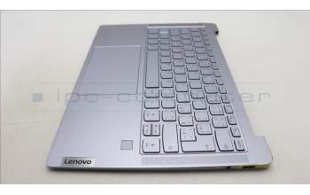 Lenovo 5CB1L88152 C-Cover with keyboard,Czech/Slovakian,Mineral Grey,Fingerprint
