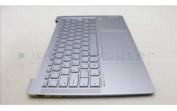 Lenovo 5CB1L88152 C-Cover with keyboard,Czech/Slovakian,Mineral Grey,Fingerprint