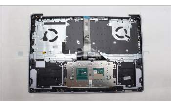 Lenovo 5CB1L88227 C-Cover with keyboard, Belgian, Mineral Grey, Non-Fingerprint, UK