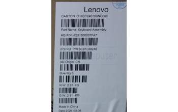 Lenovo 5CB1L88248 Tastatur inkl. Topcase ASM_RUS_H 83E0_NFP_MIGY