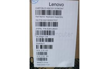 Lenovo 5CB1L88251 Tastatur inkl. Topcase schweiz_H 83E0_NFP_MIGY