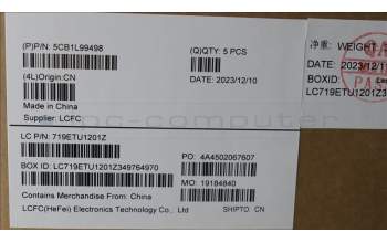 Lenovo 5CB1L99498 Tastatur inkl. Topcase schweiz L 83ERAGFP BL