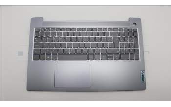 Lenovo 5CB1L99498 C-Cover with keyboard, Switzerland, Arctic Grey, Backlight, Fingerprint, UK