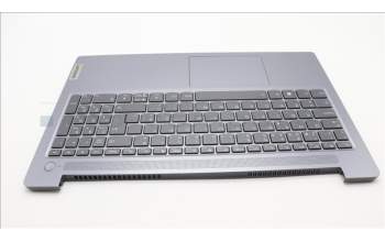 Lenovo 5CB1L99526 C-Cover with keyboard, Portuguese, Arctic Grey, Backlight, UK